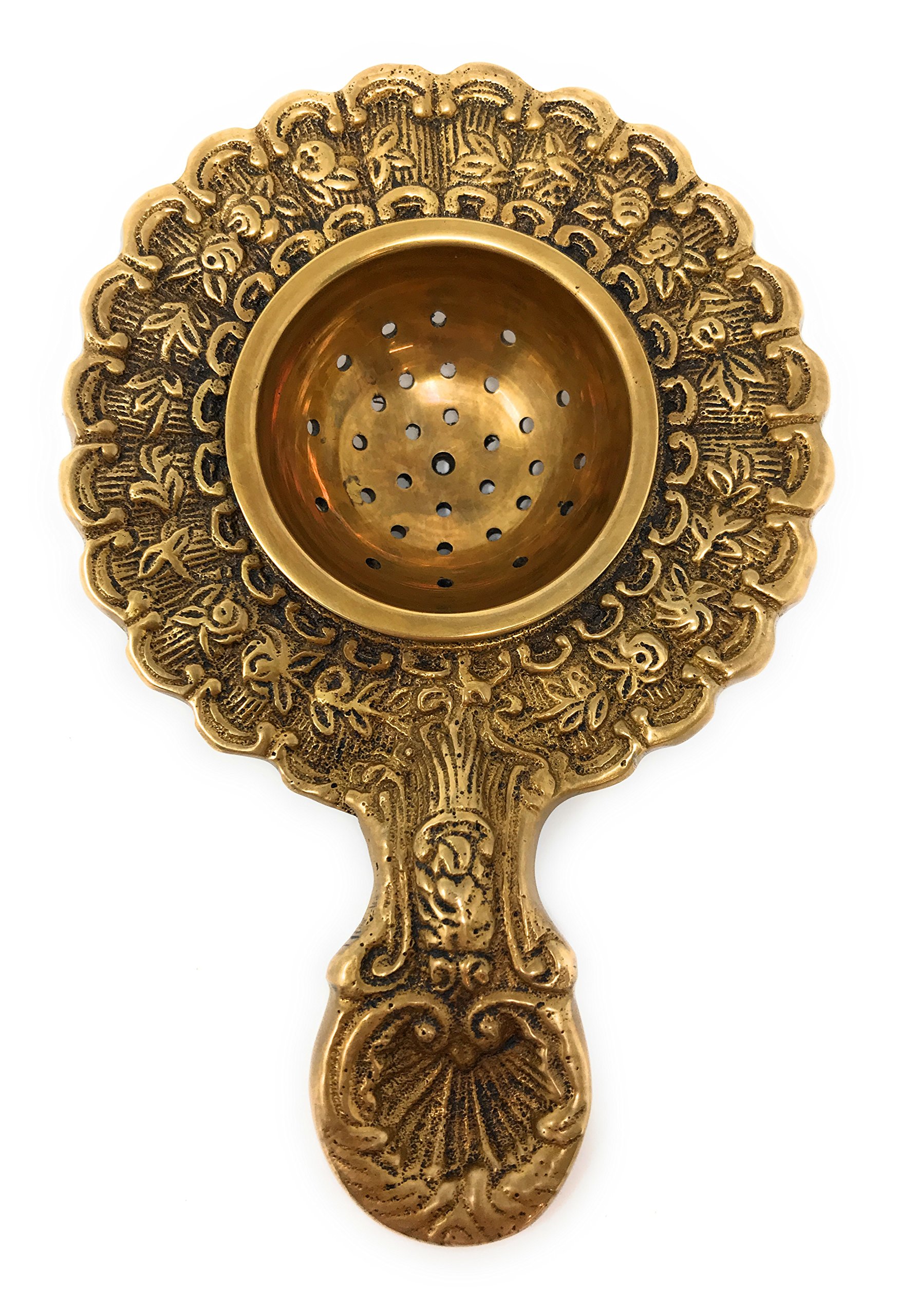 Elegant Victorian Style Tea Strainer - Madison Bay Company | Perfect for Loose Leaf Tea & Herbal Infusions - Ideal for Afternoon Tea & Home Decor