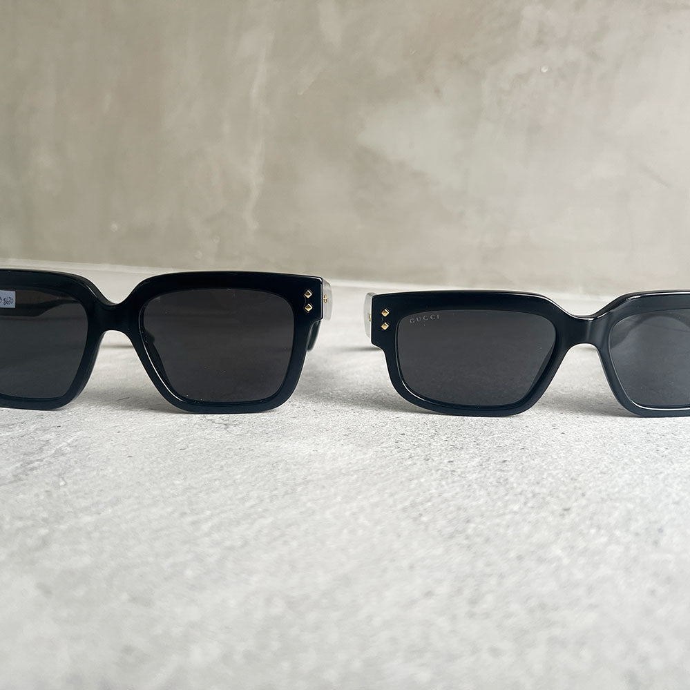 GG1084S Rectangular Sunglasses for Men & Women - UV Protection, Polarized, Fashionable - Perfect for Driving, Beach, Outdoor Activities