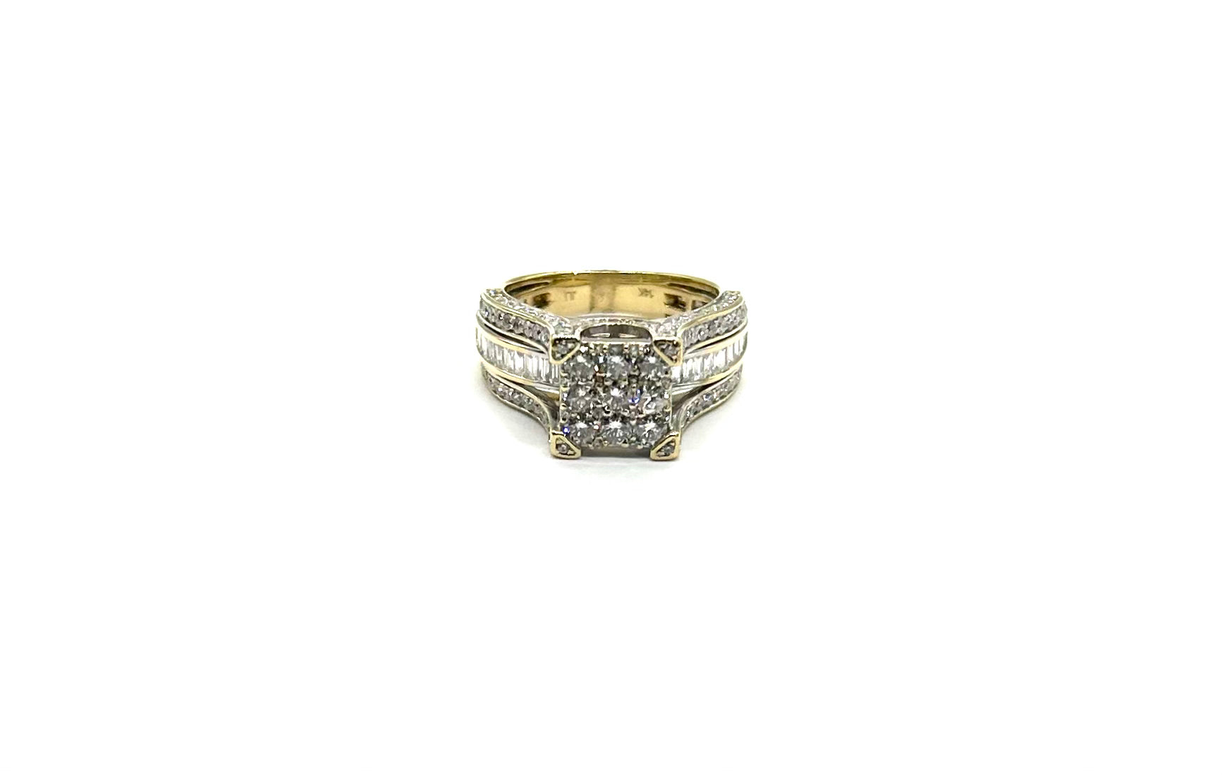 3CTW Diamond Ring in 14K Yellow Gold for Women - Elegant Solitaire Engagement & Wedding Ring - Perfect for Proposals, Anniversaries, and Special Occasions