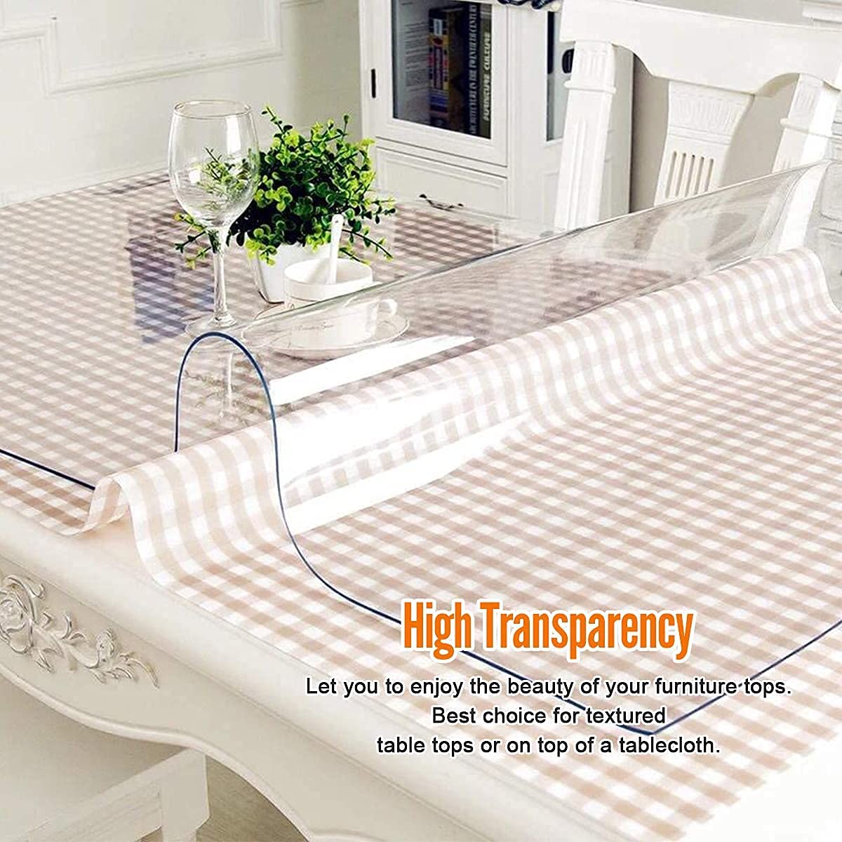 Royhom Clear Table Protector - 1.5mm Thick 60