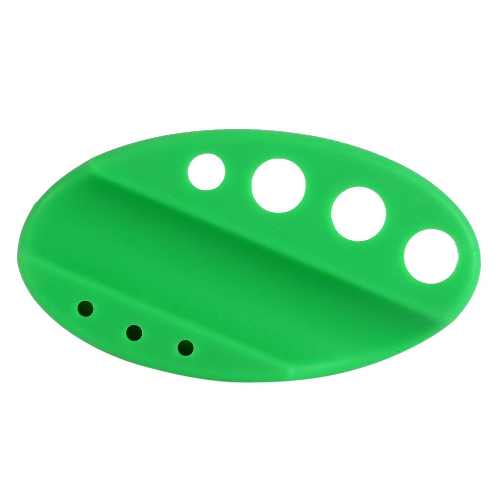 4 Colors Oval Silicone Permanent Microblading Pigment Cup Stand - Ink Holder for Eyebrow Tattoo & Microblading (Green) - Perfect for Professional Artists & Home Use