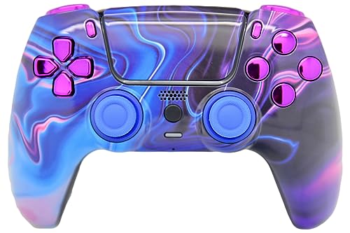 Blue & Purple Swirl W/Purple Chrome