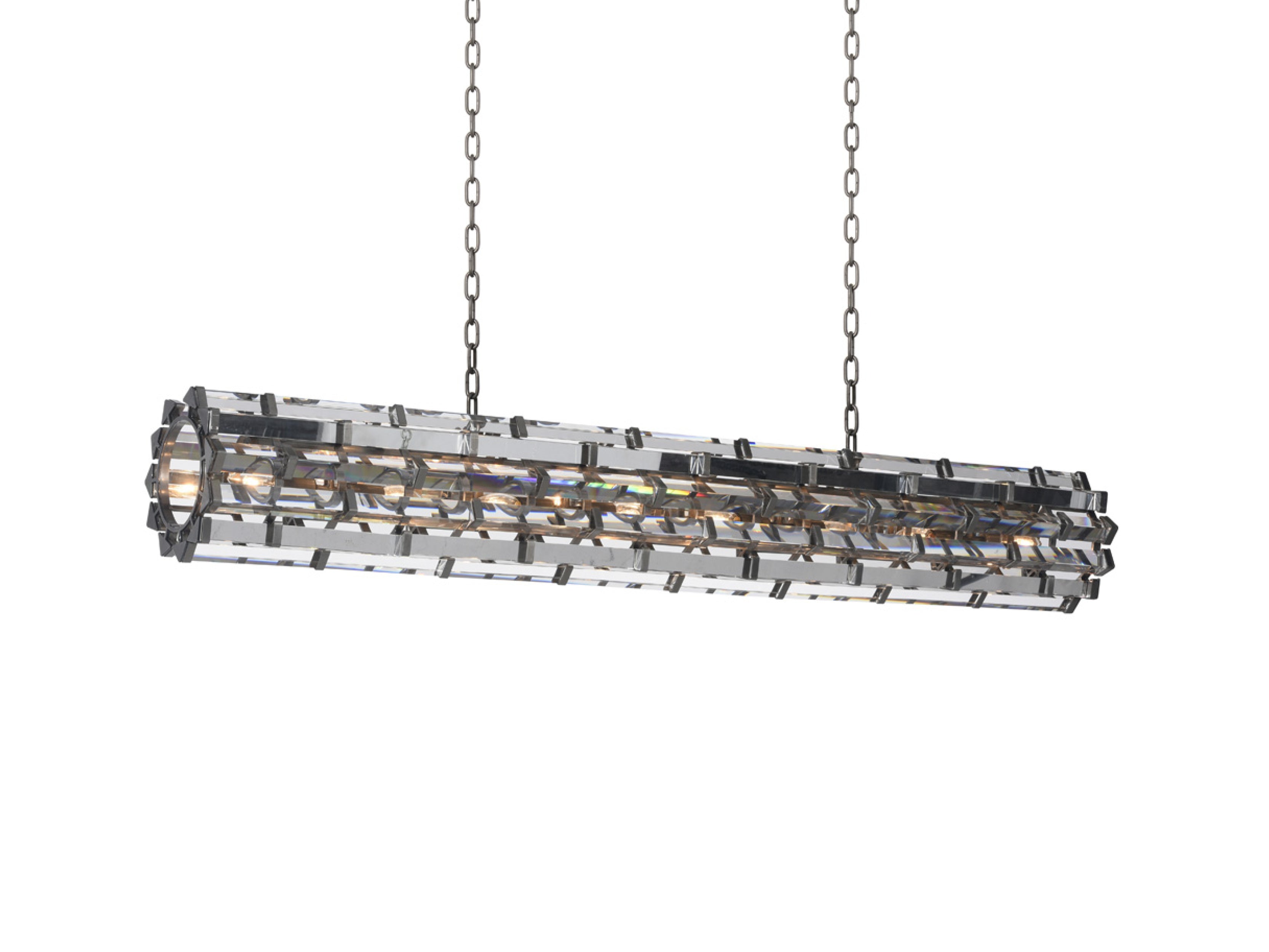 Modern Rectangular LED Pendant Light - Sleek Night Rod Design for Kitchen Island, Dining Room & Bedroom Lighting | Dimmable Hanging Fixture with Adjustable Height