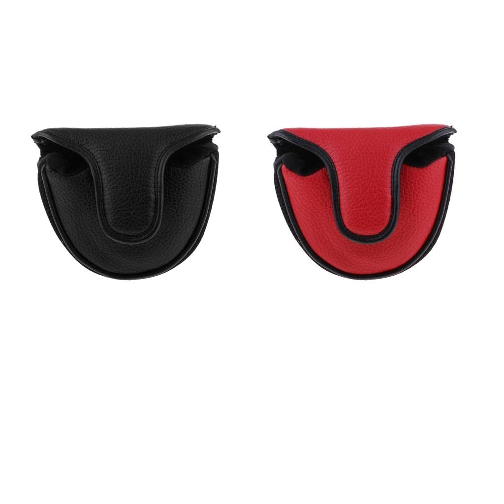 Premium PU Golf Mallet Putter Headcover - Waterproof Club Protector for Mallet Putters | Golf Accessories & Equipment | Perfect for Course Play, Practice & Club Protection