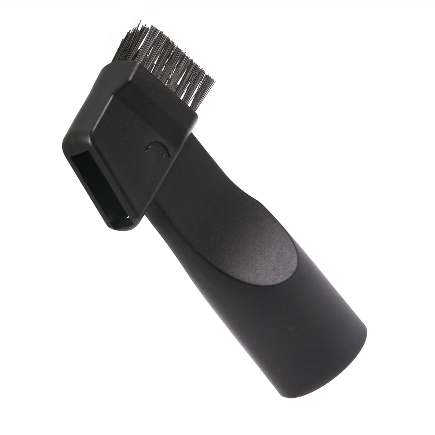 Othmro 1Pcs Flat Brush Crevice Tool - 110mm Length PP Plastic Vacuum Cleaner Accessory - Quick Release Nozzle Head (32mm) for Home Cleaning - Compatible with Most Vacuum Cleaners - Perfect for Tight Spaces, Corners & Car Detailing