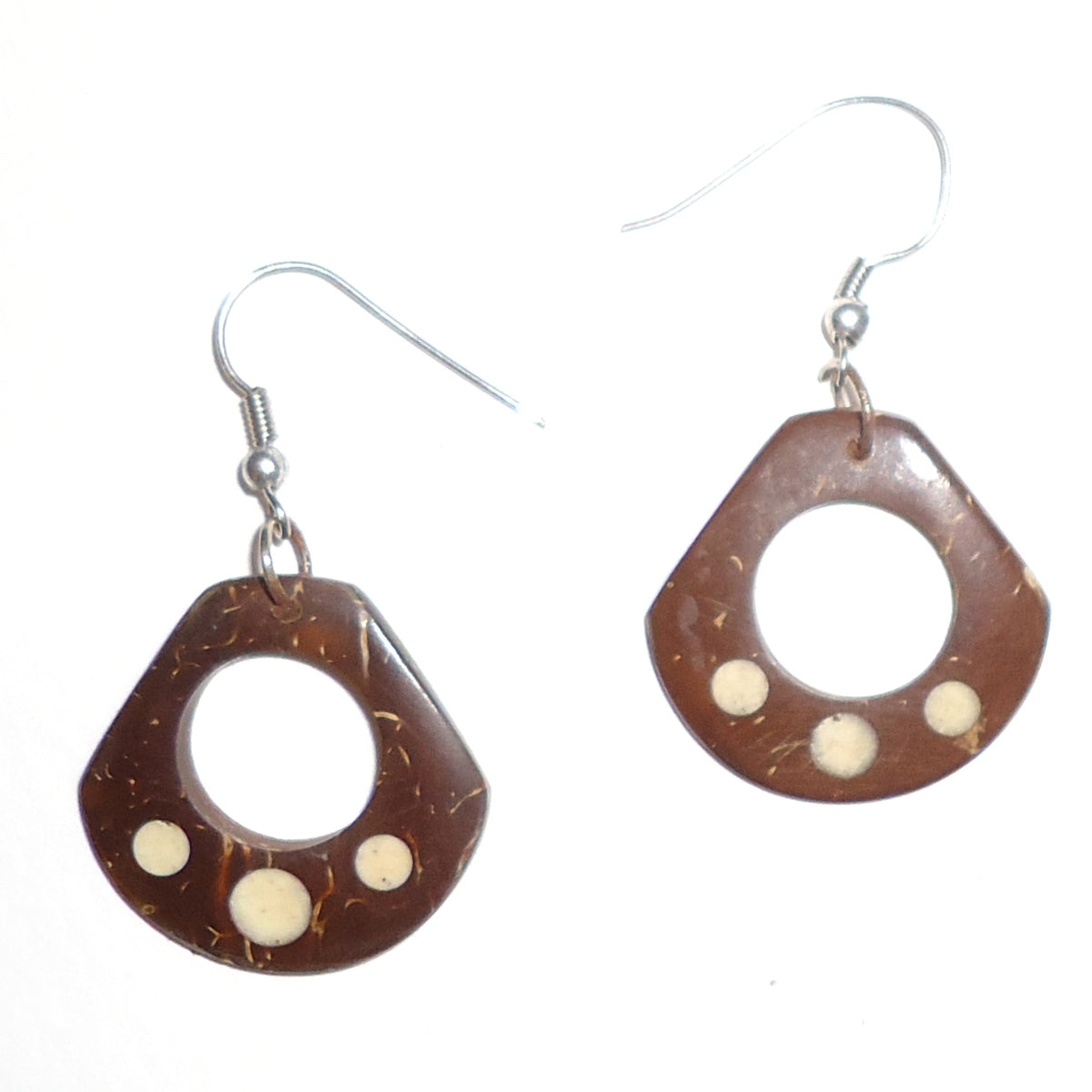 Stylish Ebony Wood Earrings for Women - Lightweight Wedge Design - Perfect for Casual Wear, Office & Special Occasions
