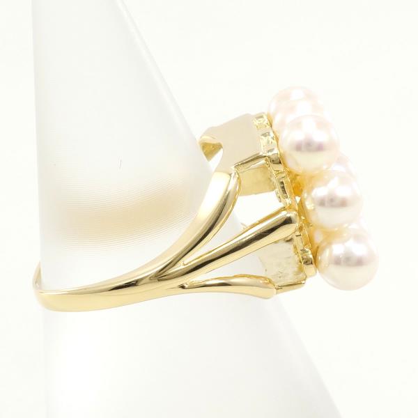 18K Yellow Gold Pearl Ring for Women - Elegant & Timeless Jewelry Gift for Wedding, Anniversary, or Special Occasions
