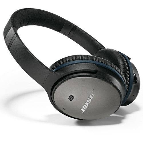 Bose QuietComfort 25 Noise Cancelling Headphones for Android - Wireless Bluetooth Over-Ear Headset with Microphone, Black | Perfect for Travel, Work & Music Lovers