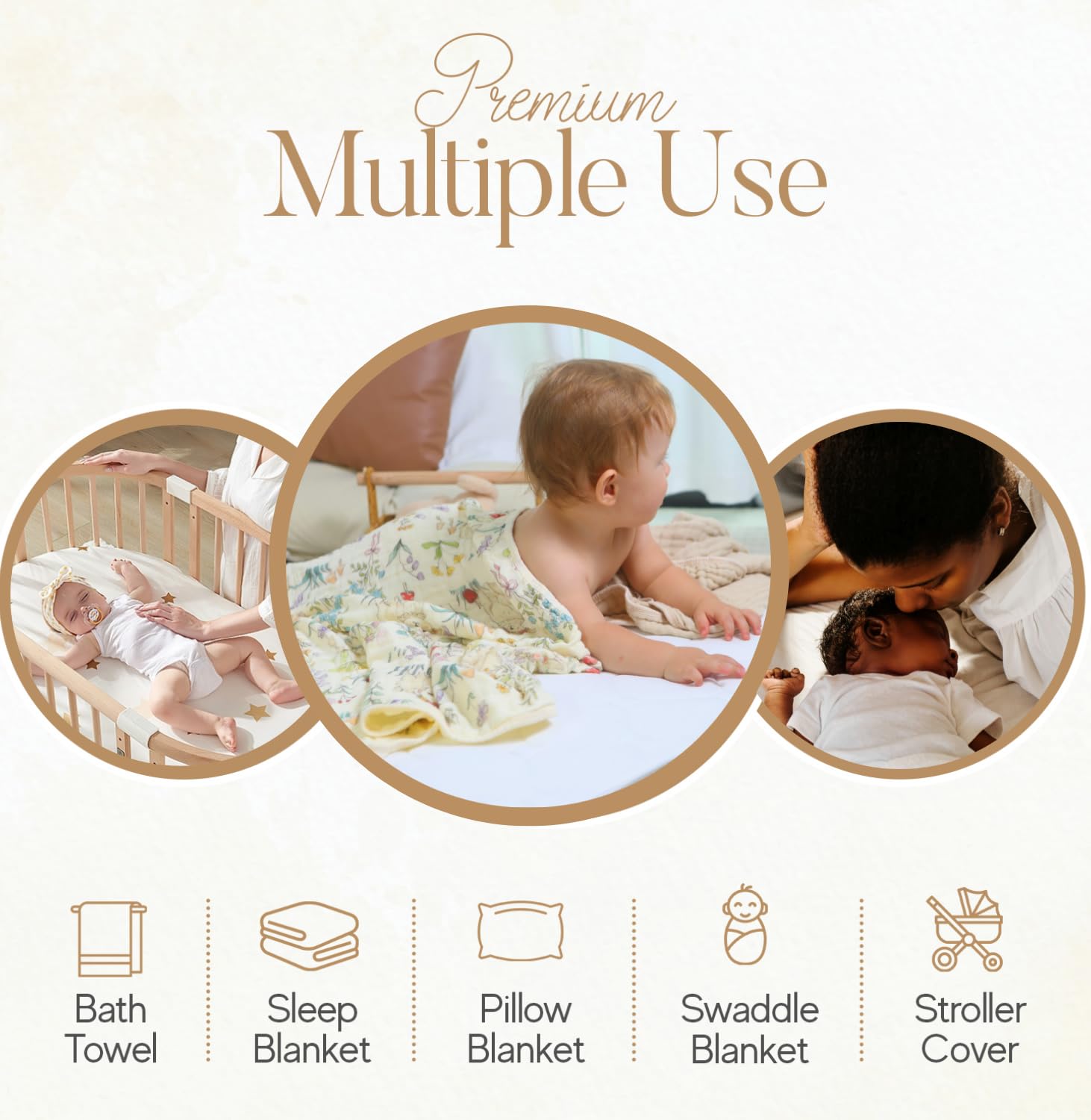 Premium Ultra-Soft Muslin Baby Towel 32