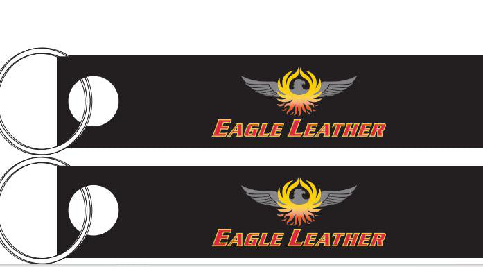 Premium Eagle Leather Motorcycle Keychain - Durable & Stylish Key Ring for Bikers - Perfect for Motorcycle Keys, Gift for Riders, Harley Accessories