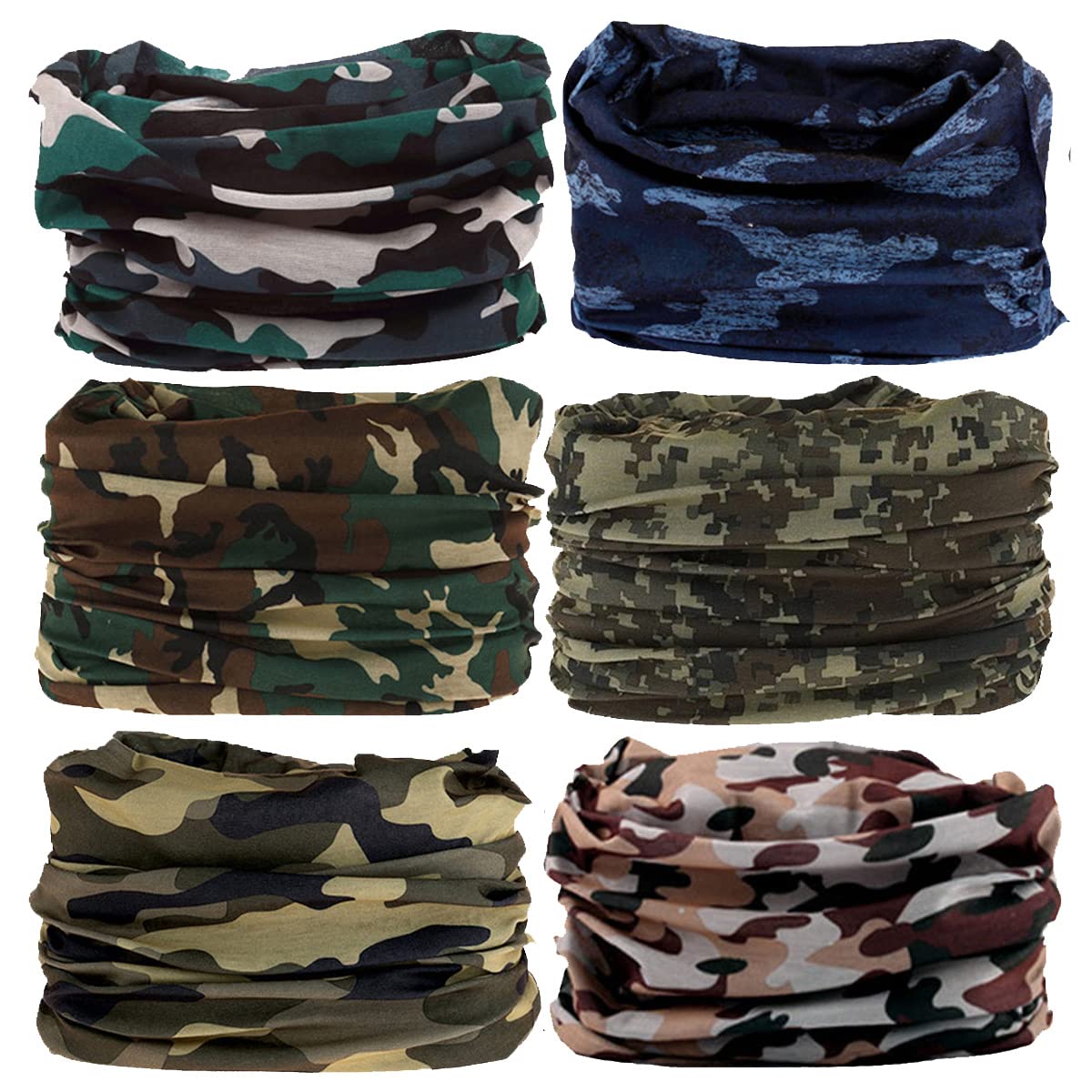 Breathable Neck Gaiter Mask - UPF 50+ Face Scarf & Bandana for Men & Women - Multi-Purpose Tube Cover for Outdoor, Running, Cycling & Hiking
