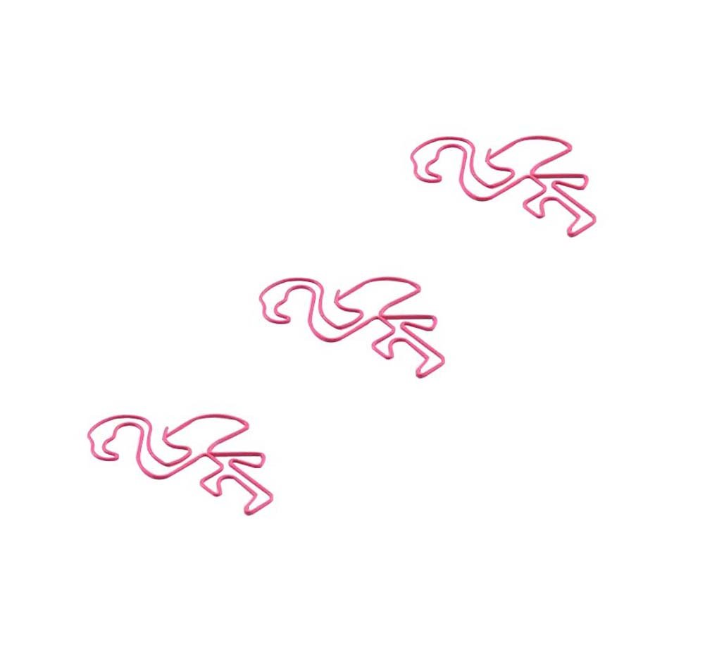 18 Pieces Flamingo Shaped Binder Clips - Colorful Office Supplies for Paper Organization, School & Home Use - Perfect for Document Clips, Bookmarking & Craft Projects