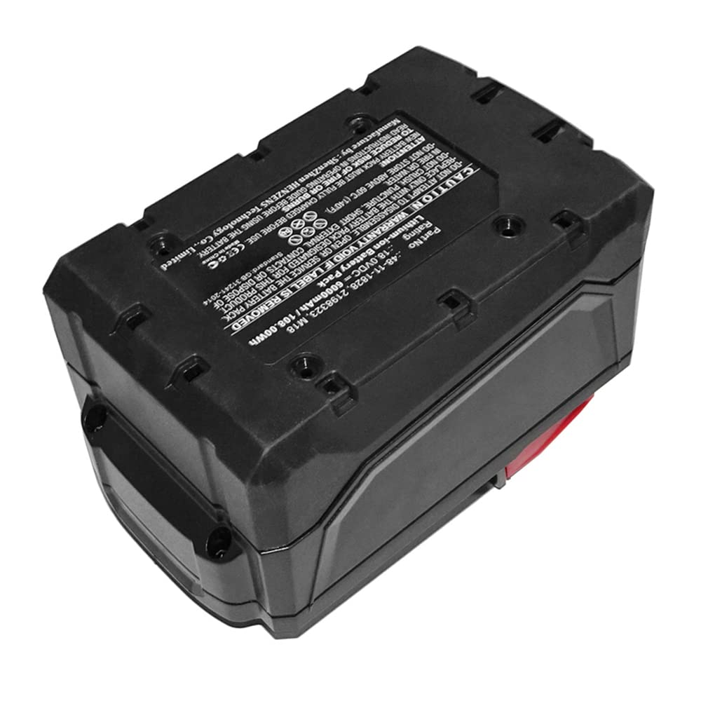Synergy Digital 18V 6000mAh Li-ion Battery - Compatible with Milwaukee 2642-21CT Power Tools | High Capacity Replacement Battery for Drills, Saws & Power Tools | Perfect for Construction, DIY & Home Improvement Projects