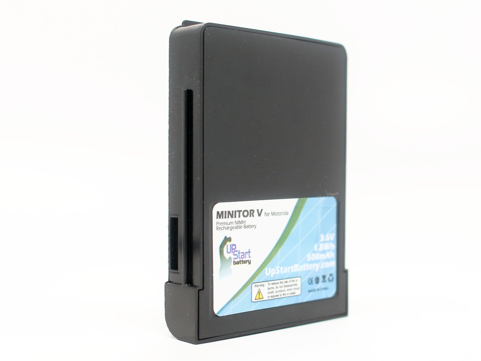 2-Pack Motorola RLN5707A Replacement Battery for Minitor V Pager - 500mAh 3.6V NiMH Rechargeable Battery - Ideal for Emergency Responders, Security Personnel & Healthcare Workers
