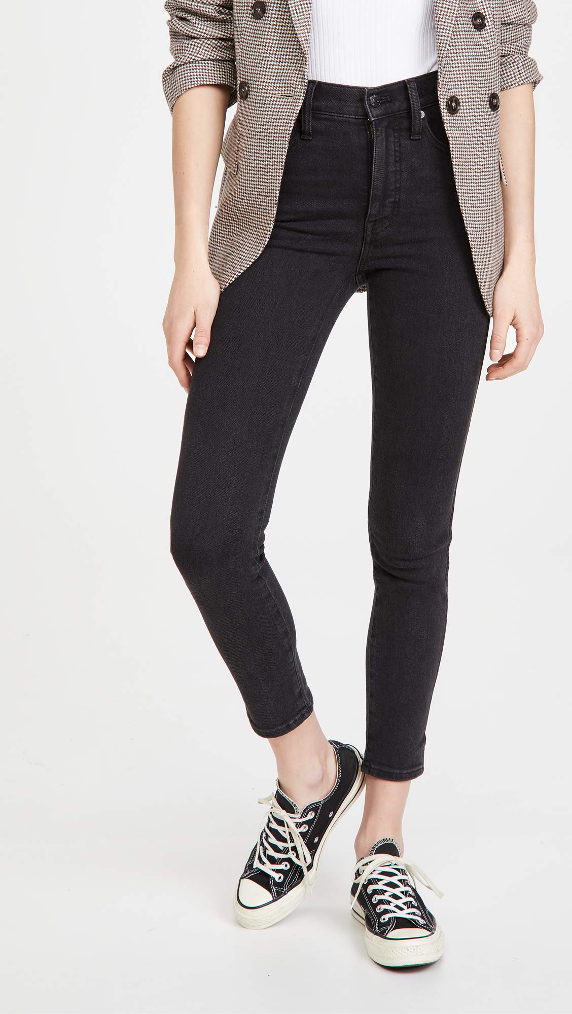 Madewell Women's 10'' High Rise Skinny Jeans - Stretch Denim Pants for Everyday Comfort | Perfect for Work, Casual Outfits & Date Nights