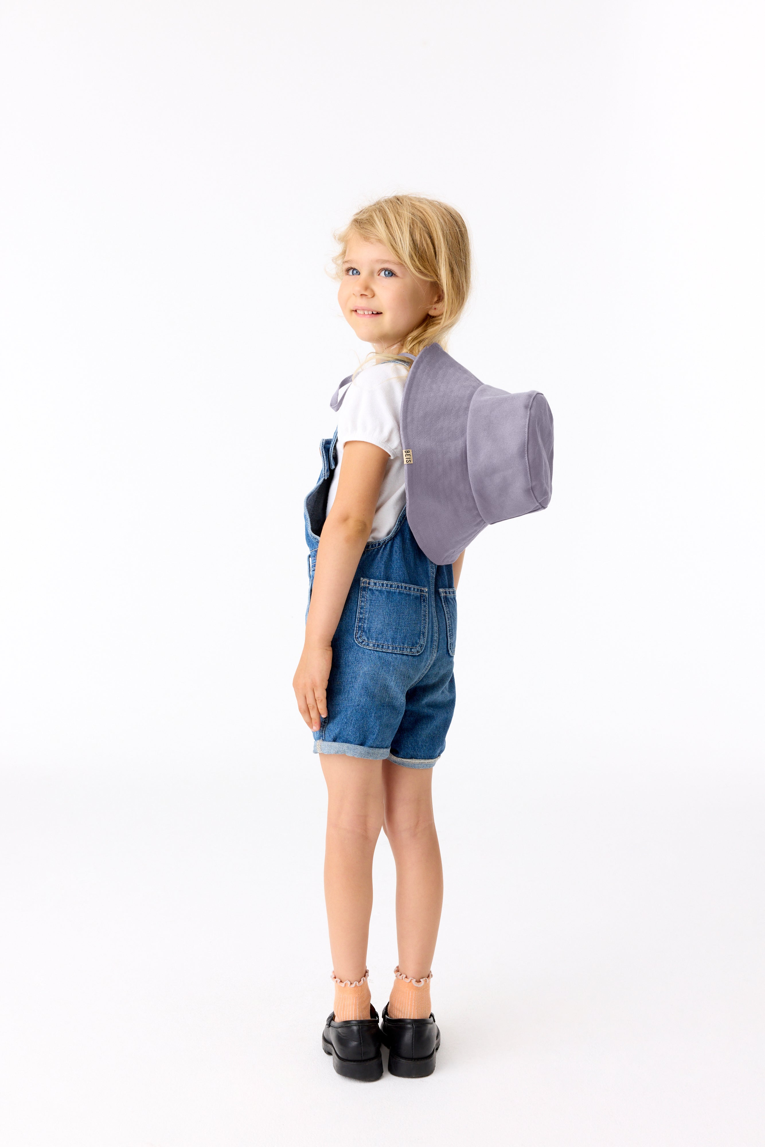 Lavender Kids Wide Brim Sun Hat for Girls & Boys - UPF 50+ UV Protection Summer Beach Hat for Outdoor Play, Swimming, and Sun Safety