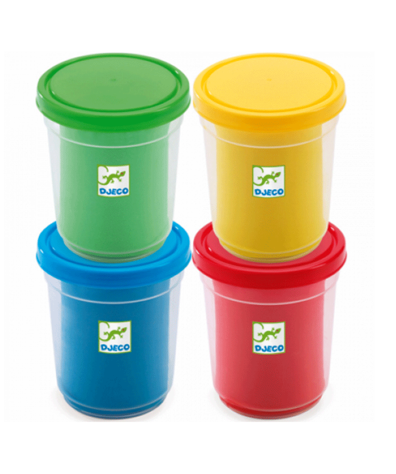 Djeco Play Dough Set - Non-Toxic Modeling Clay for Kids Ages 3+ | Creative Arts & Crafts Activity for Preschool Learning & Sensory Play