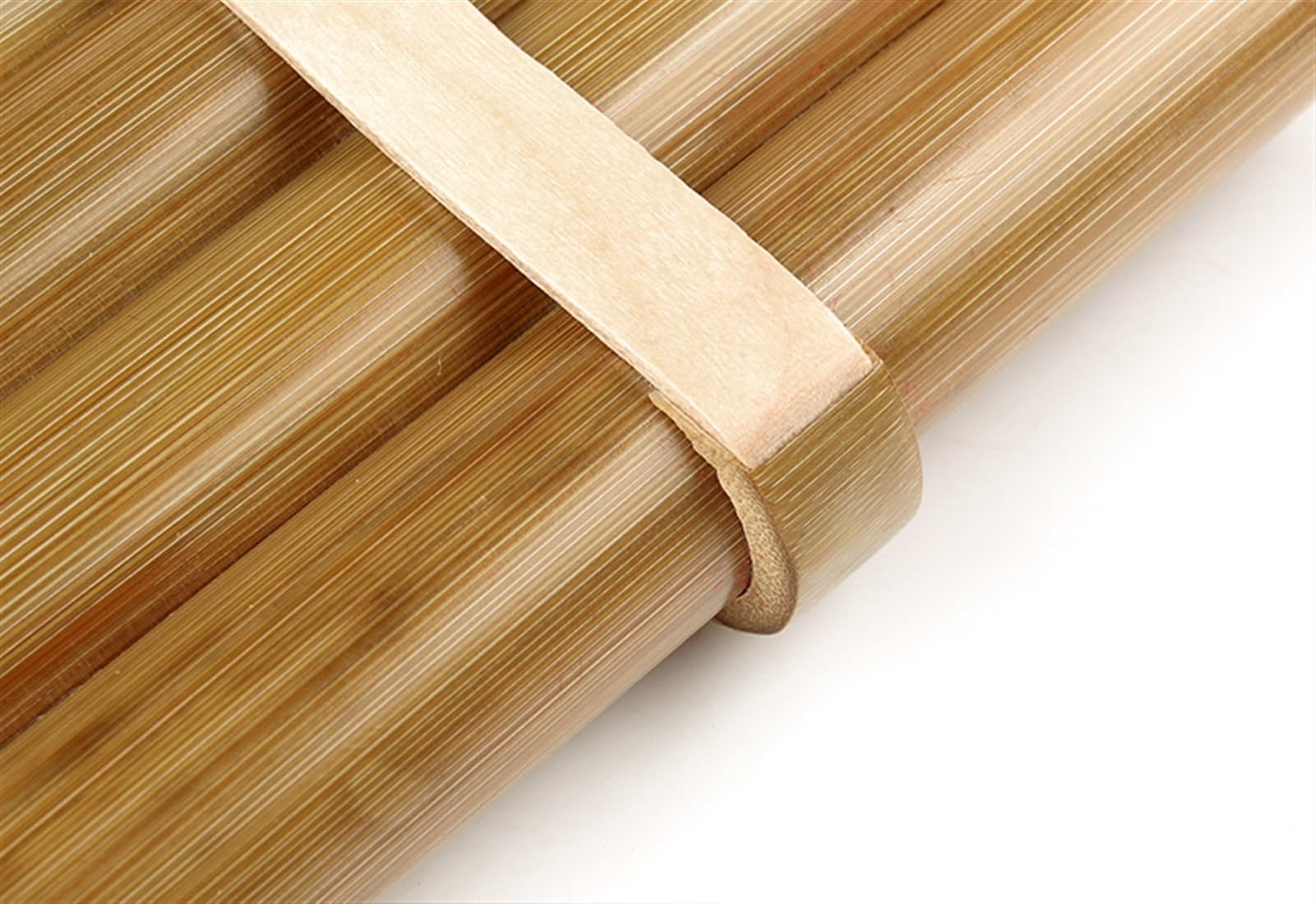 10 Pipe Chinese Traditional Pan Flute - High Quality Bamboo Wind Instrument in C Key, Left Handed (Color: Left Hand) - Perfect for Meditation, Music Therapy & Cultural Performances