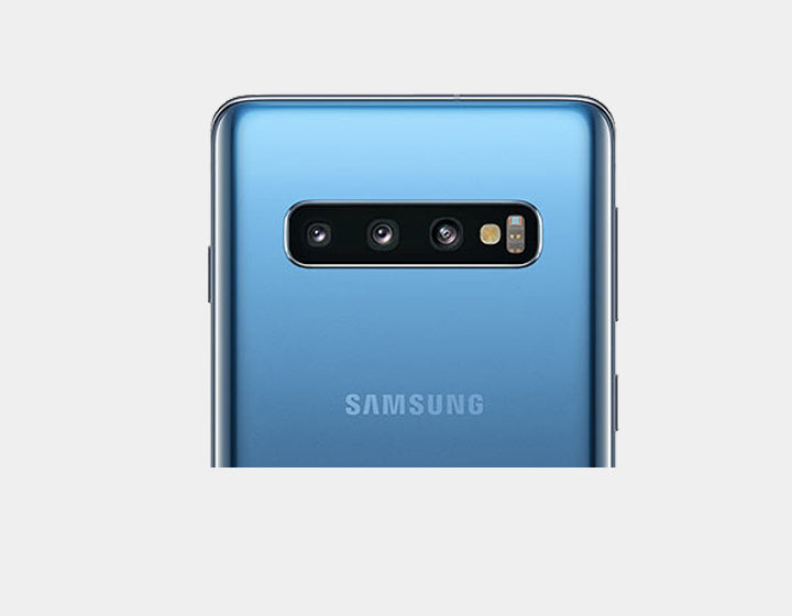Samsung Galaxy S10+ SM-G975F/DS 128GB 8GB RAM Dual SIM Factory Unlocked Smartphone (Prism Blue) - International Version for Travel & Business Use
