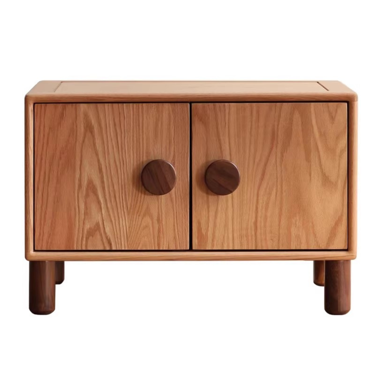 Solid Oak Wood Wardrobe Bookcase - Free Combination for Bedroom, Living Room, and Office Storage