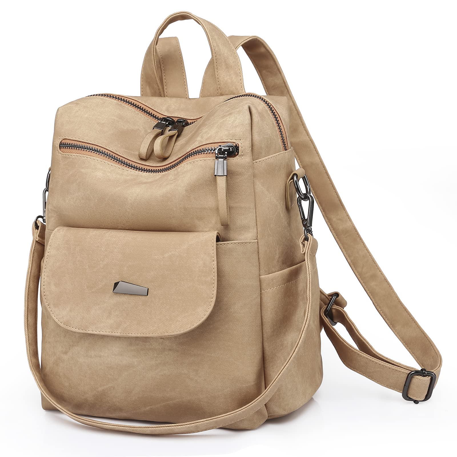 Women's Leather Backpack Purse - Small Waterproof Anti-Theft Shoulder Bag Handbag for Ladies | Perfect for Travel, Work & Daily Commute