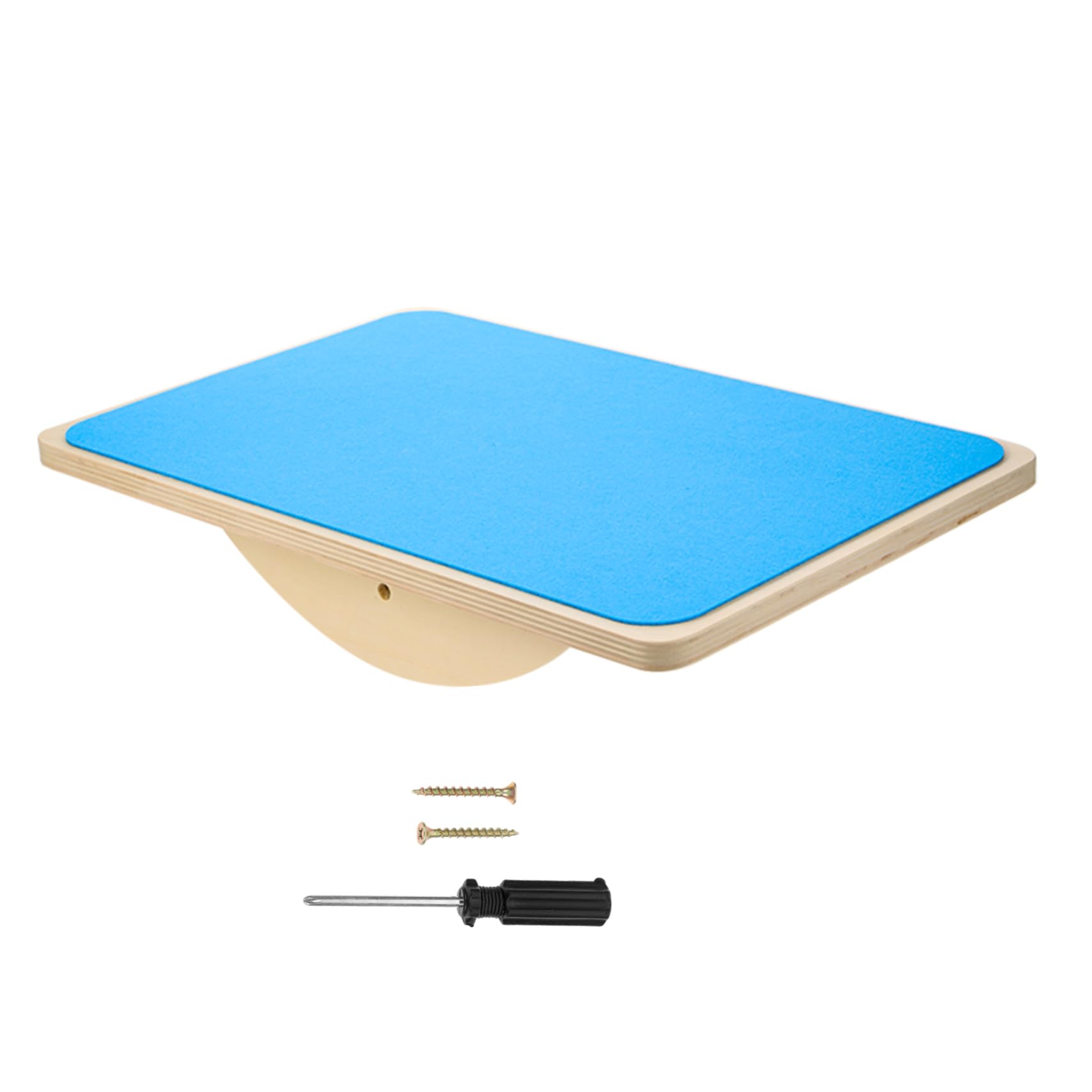 Kids Balance Board - Wooden Wobble Board for Toddlers & Children - Indoor & Outdoor Balance Toy for Playrooms, Classrooms, Backyards & Playgrounds - Improves Coordination & Motor Skills