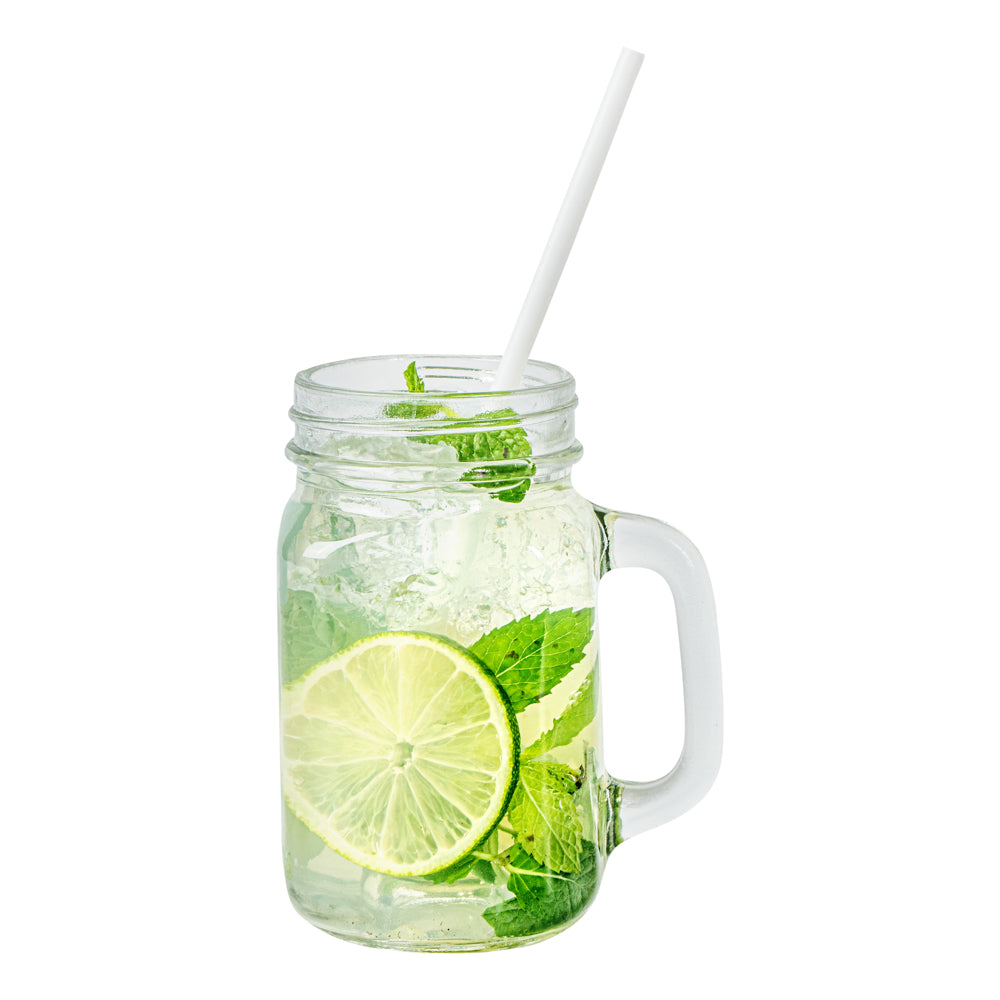 Eco-Friendly Compostable PLA/PBAT Plastic Straws - 8 1/4 Inch, 2000 Count Bulk Box - Perfect for Restaurants, Cafes & Sustainable Events