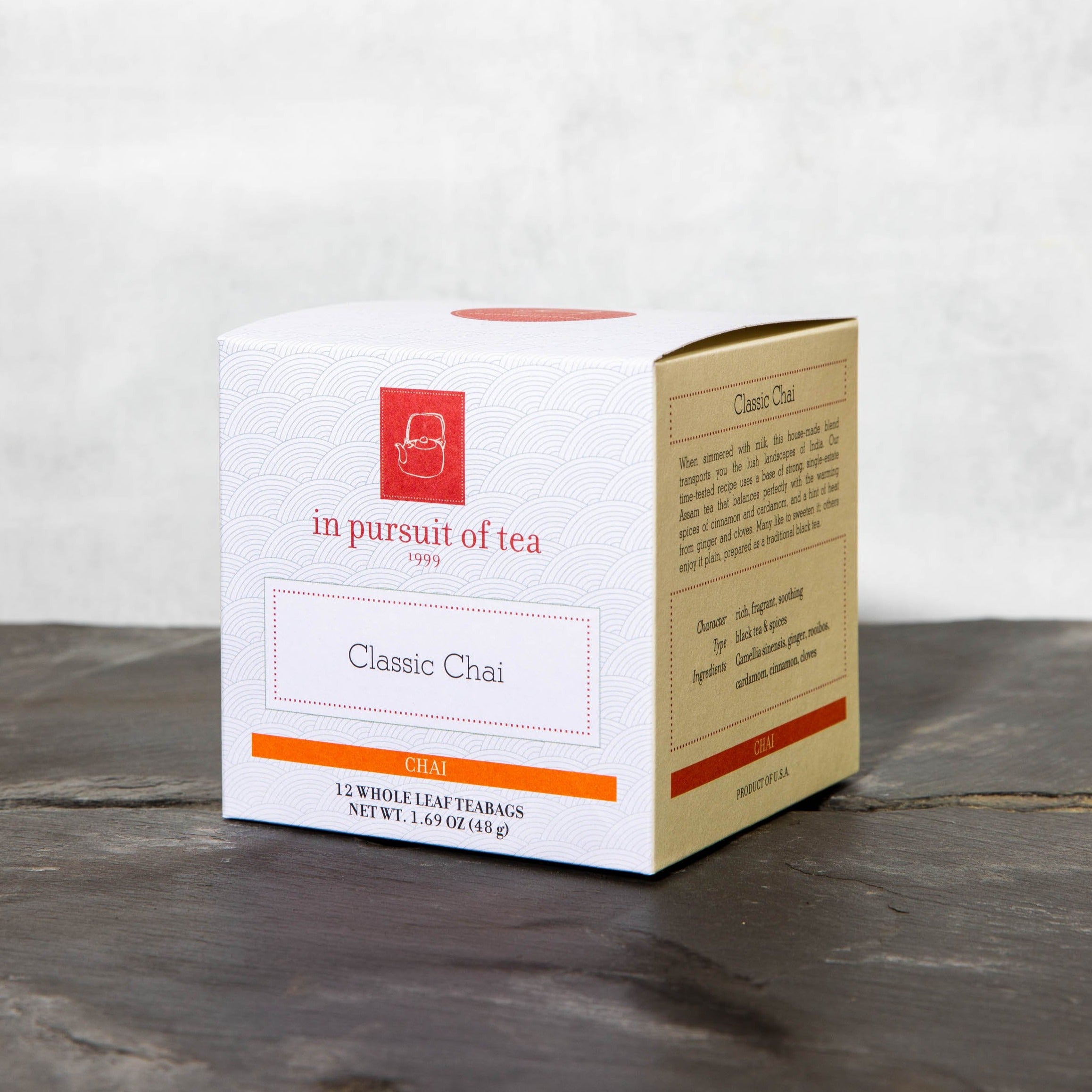 Premium Organic Chai Tea Bags - 100% Natural Spiced Black Tea for a Warm & Comforting Drink - Perfect for Relaxation, Morning Boost, or Afternoon Pick-Me-Up