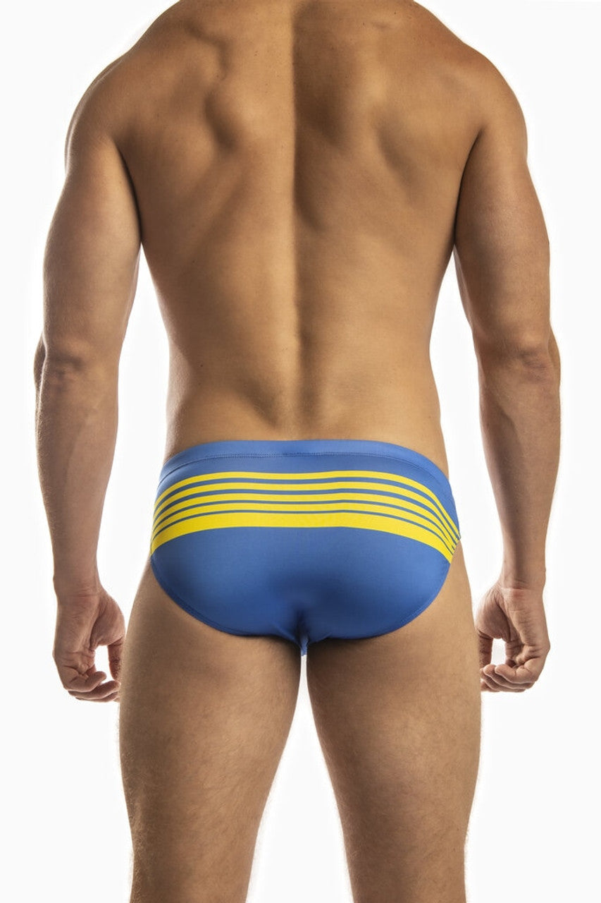 Jack Adams Sport Stripes Low Rise 1 Swimsuit - Women's Sexy Athletic Bikini for Swimming, Beach & Pool Workout | Quick-Dry Comfort Fit for Surfing, Yoga & Summer Vacations