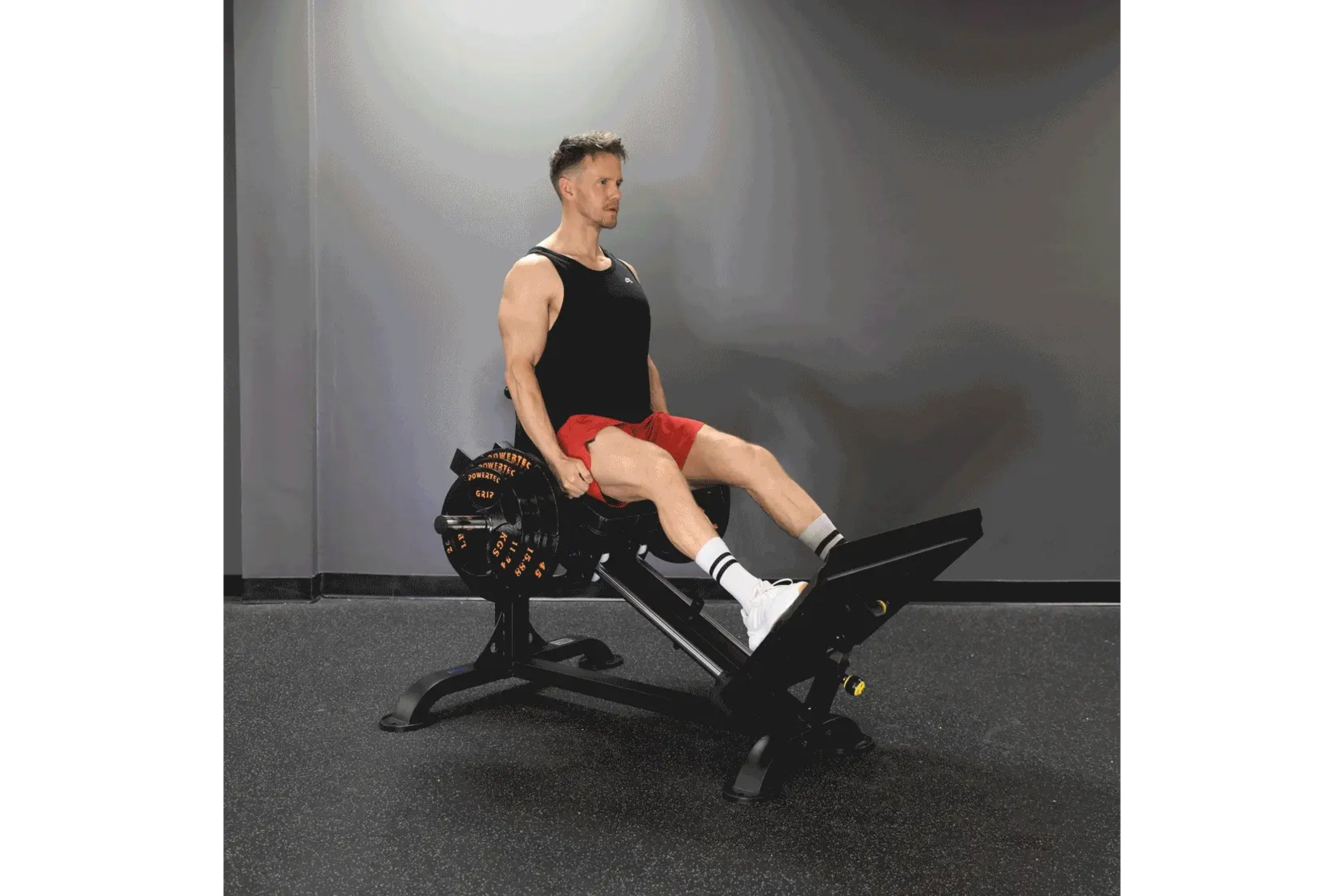 Powertec Compact Leg Sled - Home Gym Strength Training Equipment for Leg Workouts | Perfect for Small Spaces & Home Fitness (Summer Sale)