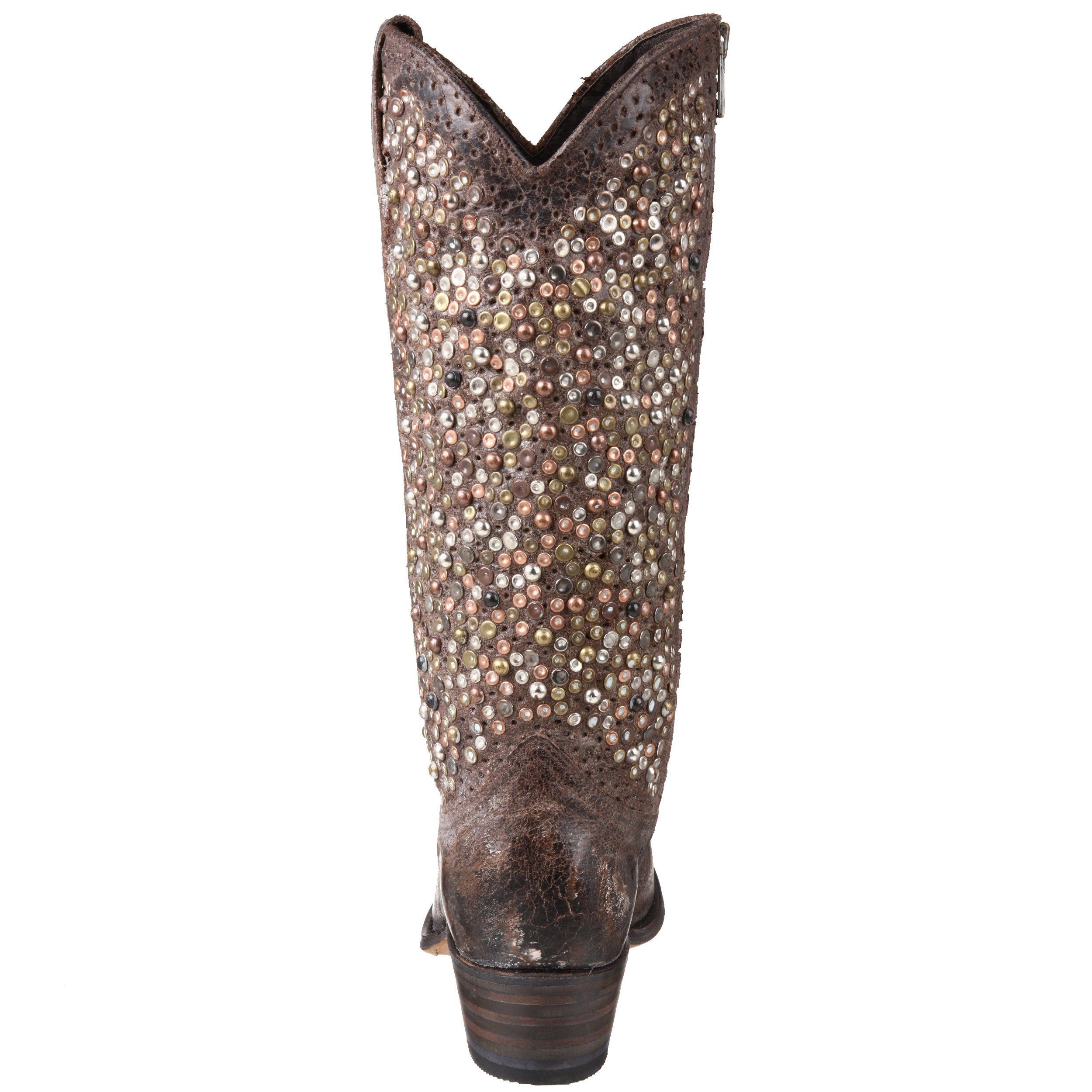 FRYE Women's Deborah Studded Tall Western Boots - Stylish Cowgirl Boots for Women, Leather Riding Boots with Studded Details | Perfect for Country Concerts, Rodeos & Western Fashion Outfits