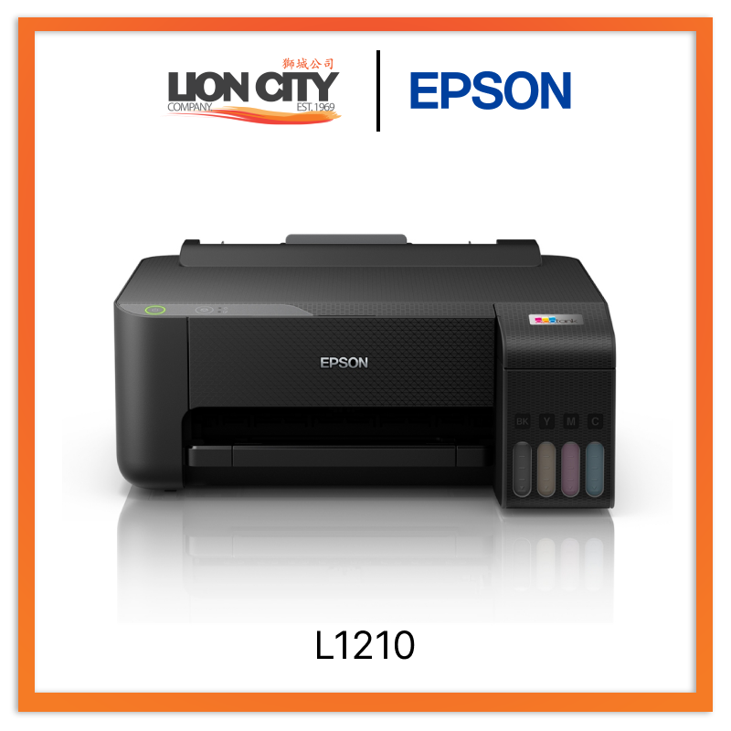 Epson EcoTank L1210 Wireless A4 Ink Tank Printer - High Capacity, Low Cost Printing for Home Office & Small Business | Perfect for Documents, School Projects & Everyday Printing