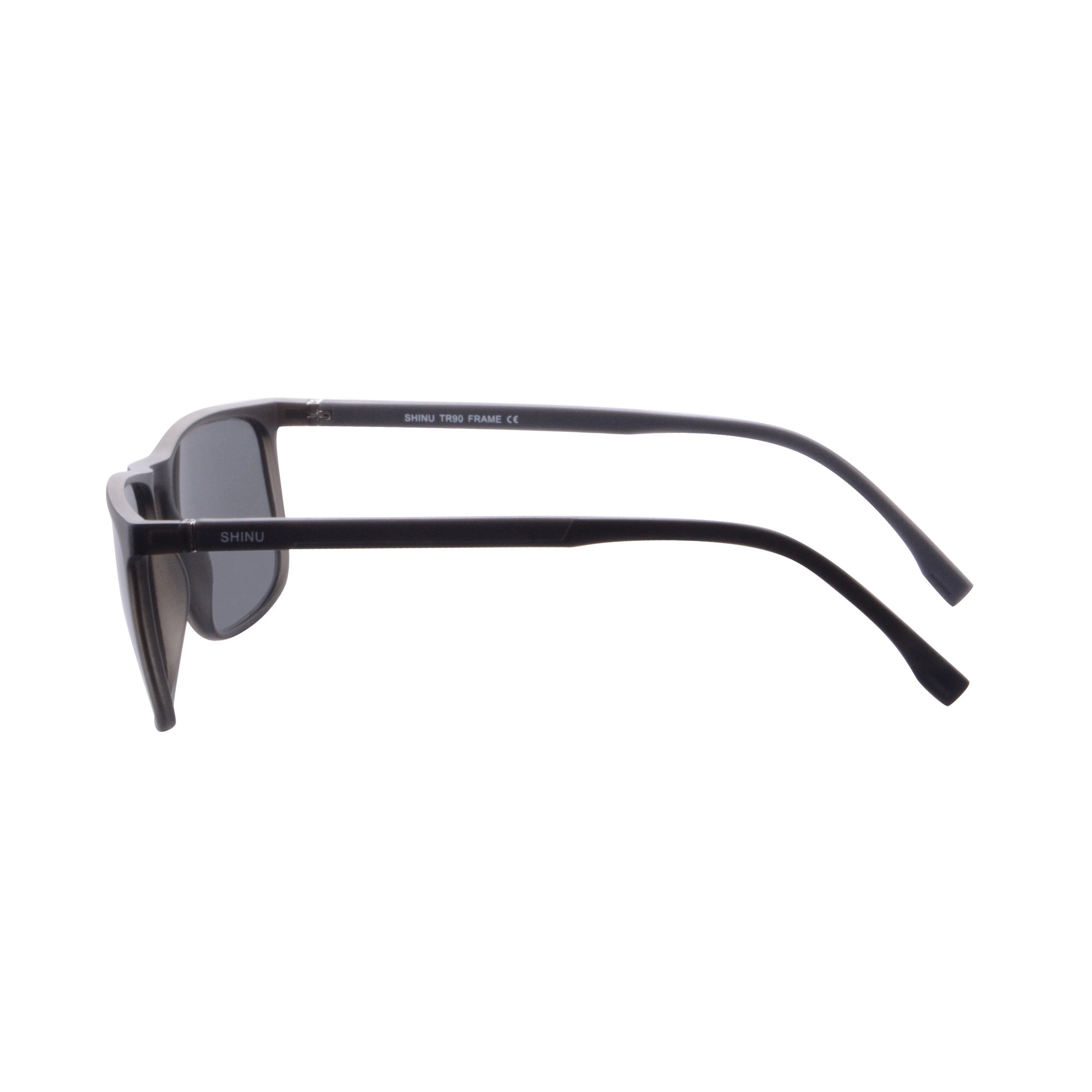 SHINU Polarized Rectangle Sunglasses for Men & Women - Anti-Blue Light Computer Glasses SH078 | UV Protection, Fashion Eyewear for Driving, Outdoor Activities & Digital Screen Use
