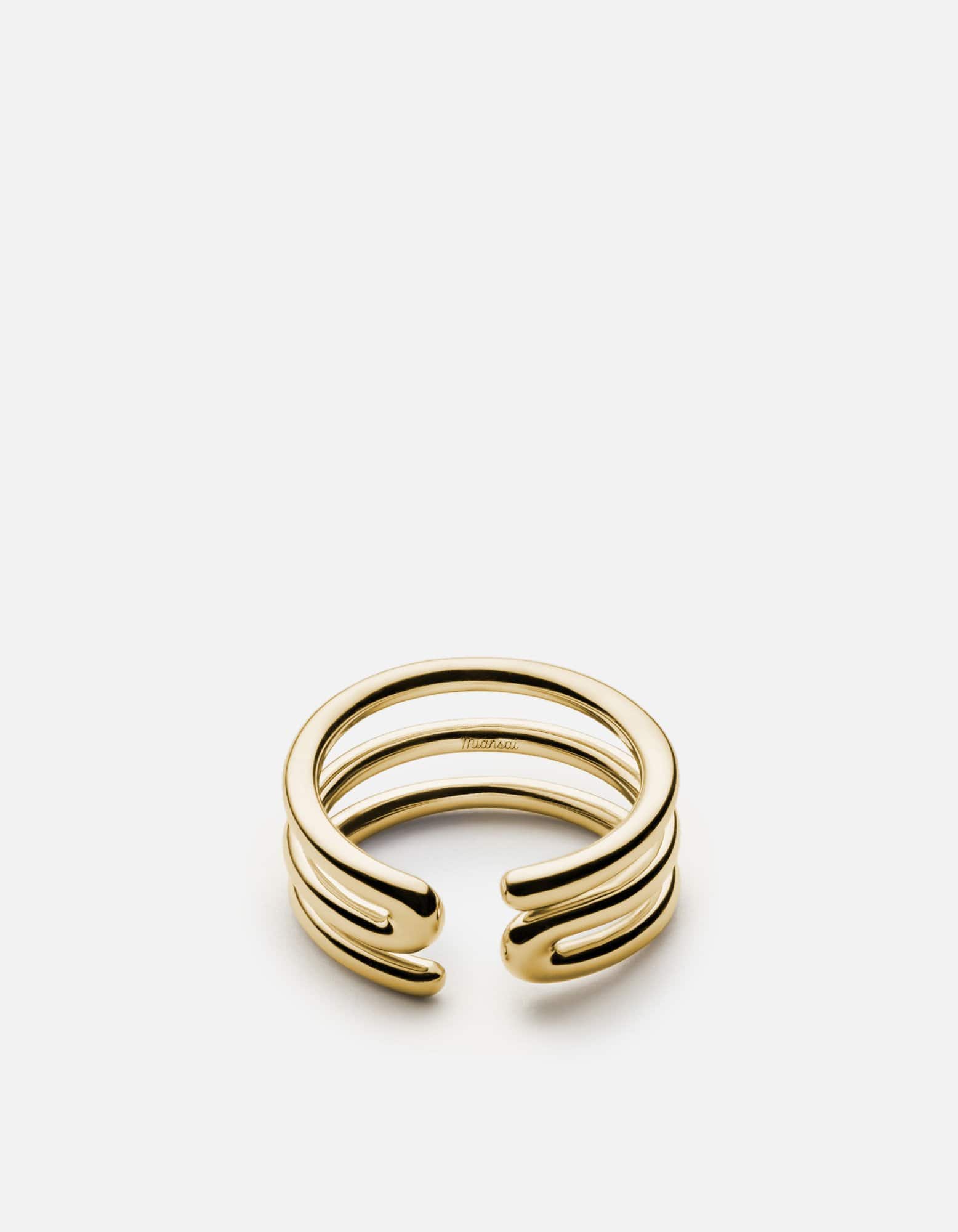 Expo Ring Gold - Elegant Gold-Plated Ring for Women, Perfect for Parties, Weddings & Special Occasions