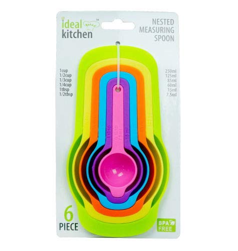 Premium Stainless Steel Nesting Measuring Cups Set (6-Piece) - Perfect for Baking, Cooking & Meal Prep - Dishwasher Safe & Space-Saving Design