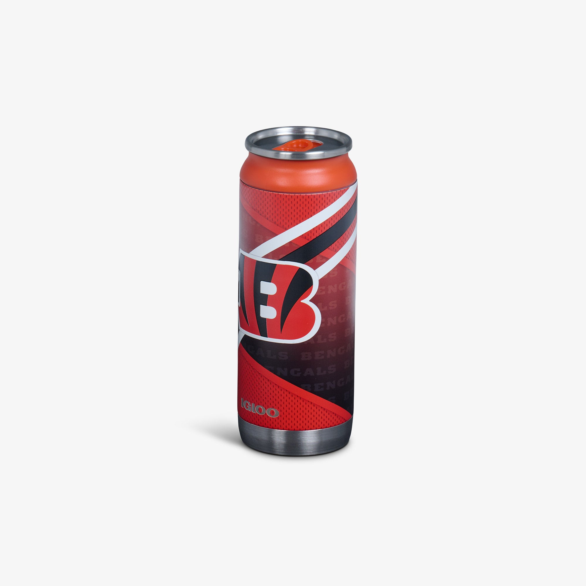 Cincinnati Bengals 16oz Insulated Stainless Steel Can Cooler - Perfect for Football Tailgating, BBQ Parties & Outdoor Events