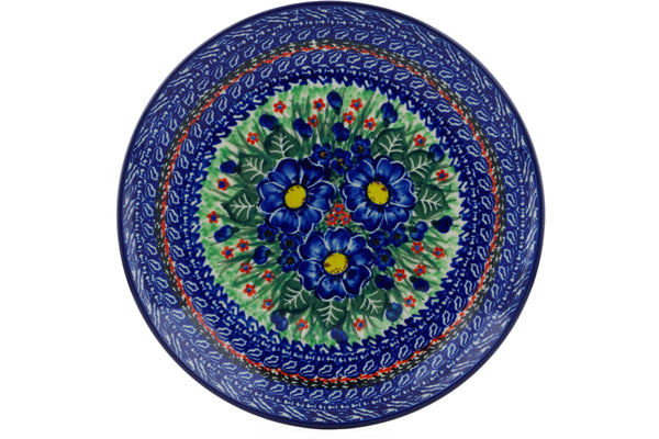 10-Piece Blue Bud Delight Dinner Plate Set - Elegant Ceramic Plates for Everyday Dining, Parties & Home Decor