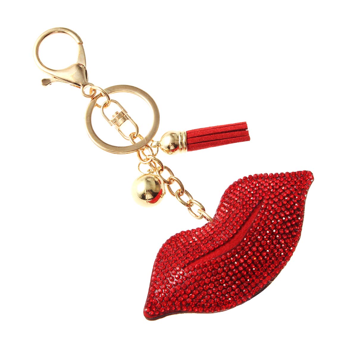 Sparkling NTLX Keychain Bag Charm - Cute & Shiny Purse Accessory for Women, Luggage, Suitcases, Diaper Bags & Keys - Perfect Gift Box Included - Ideal for Travel, Everyday Use & Gifts