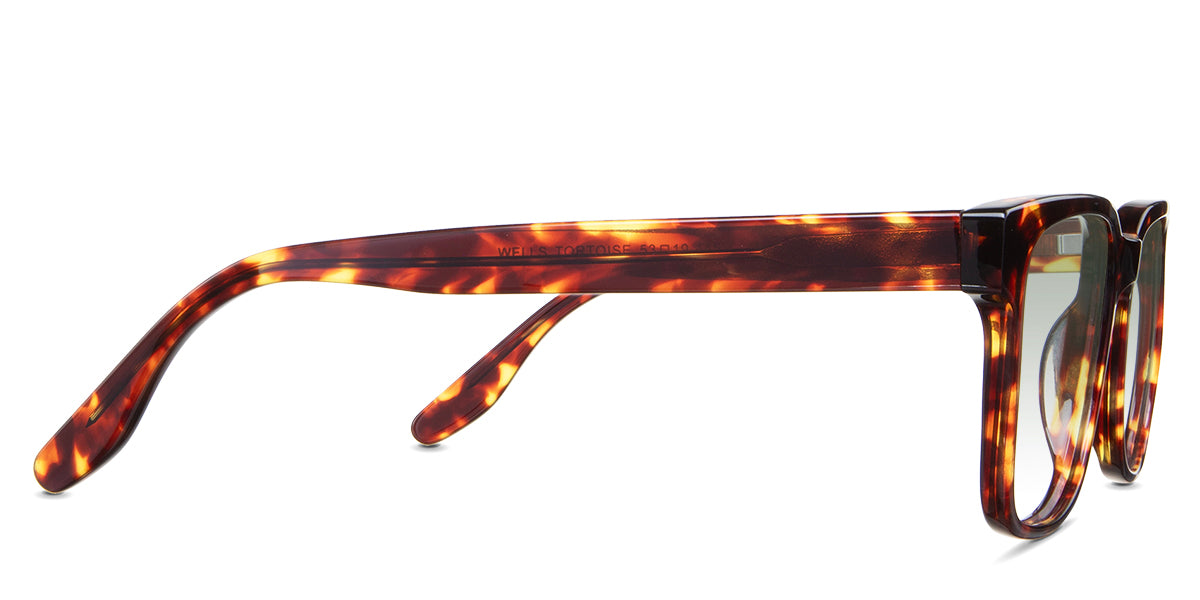 Wells Men's Prescription Tinted Glasses - UV Protection & Blue Light Blocking for Driving, Reading & Outdoor Activities
