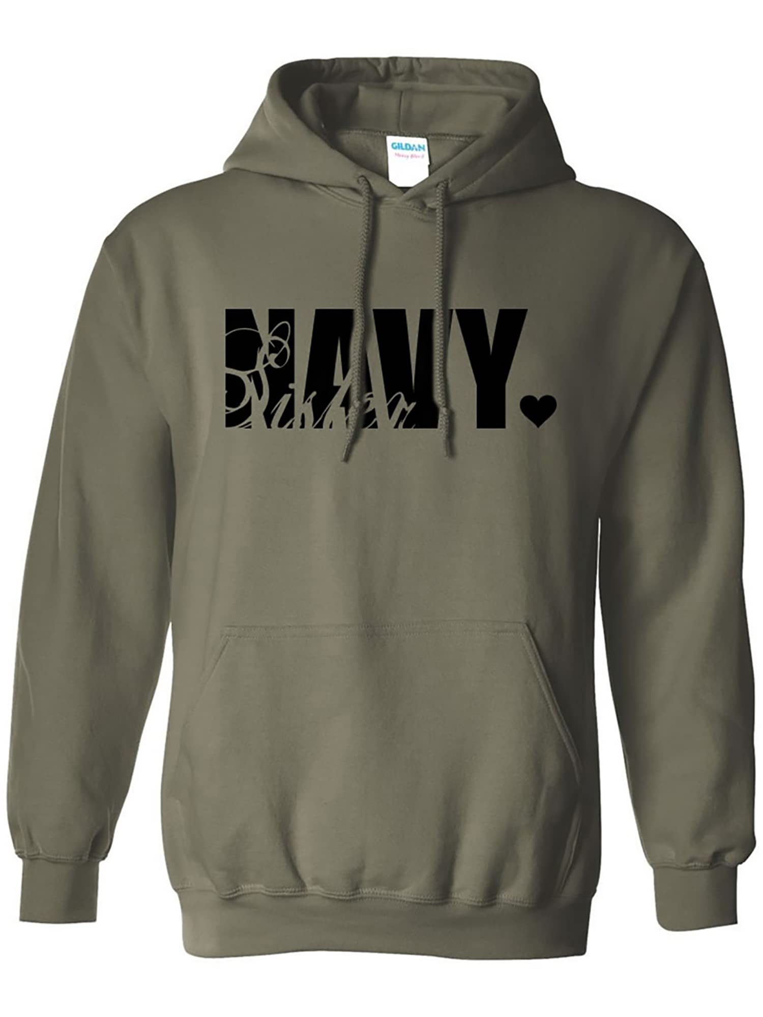Zerogravitee Navy Blue Sister Hooded Sweatshirt - Cozy Pullover for Women, Perfect for Casual Outings & Family Gatherings