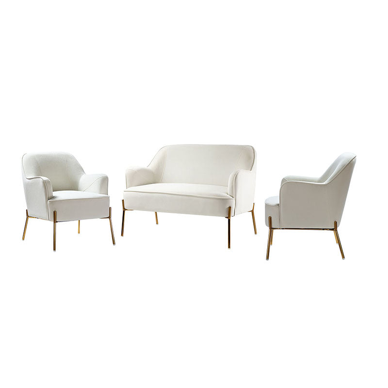 Modern 3-Piece Living Room Furniture Set - Sofa, Loveseat & Chair - Comfortable & Stylish for Small Spaces - Perfect for Apartments, Condos & Cozy Homes