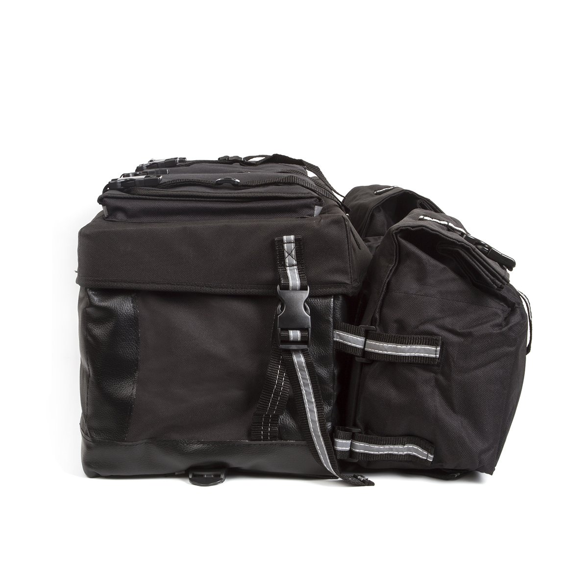 OHMOTOR Waterproof ATV Cargo Bag - 600D Heavy Duty Rear Rack Storage Bag with Bungee Tie-Downs, Padded Bottom & Multiple Compartments for ATV, UTV, Motorcycle Gear - Perfect for Camping, Hunting & Off-Road Adventures