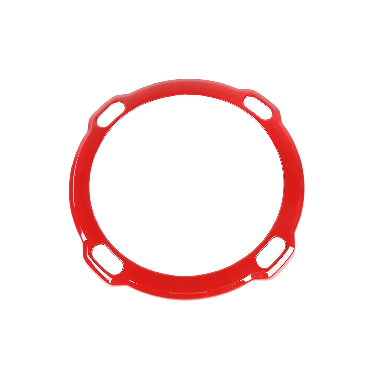 RT-TCZ Red Trunk Speaker Cover Trim Ring for Jeep Wrangler JL Rubicon 2018-2023 | Interior Accessories & Sound System Upgrade | Perfect for Off-Road Adventures & Car Audio Enthusiasts