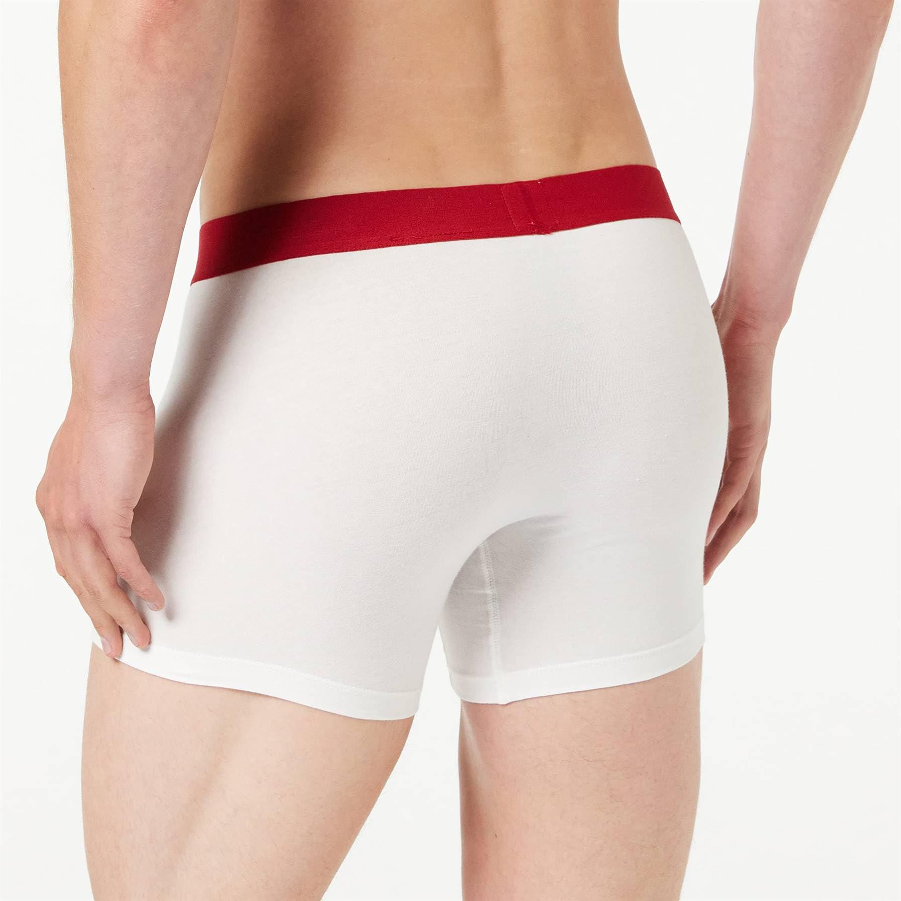 Levi's Men's Solid Basic Boxer Briefs 2-Pack - Soft Cotton Underwear for Everyday Comfort - Perfect for Workout, Lounge & Sleep