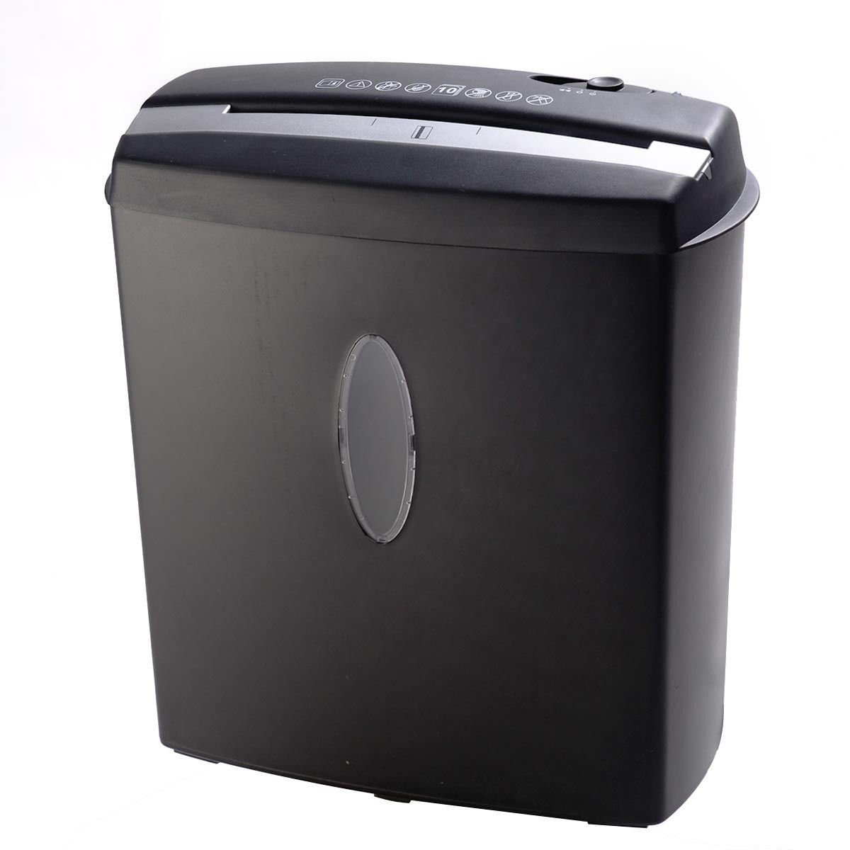 10-Sheet Cross-Cut Paper Shredder for Home & Office - Secure Document, Credit Card, and Staples Destruction with Wastebasket | Ideal for Confidential Files, Financial Records, and Identity Protection