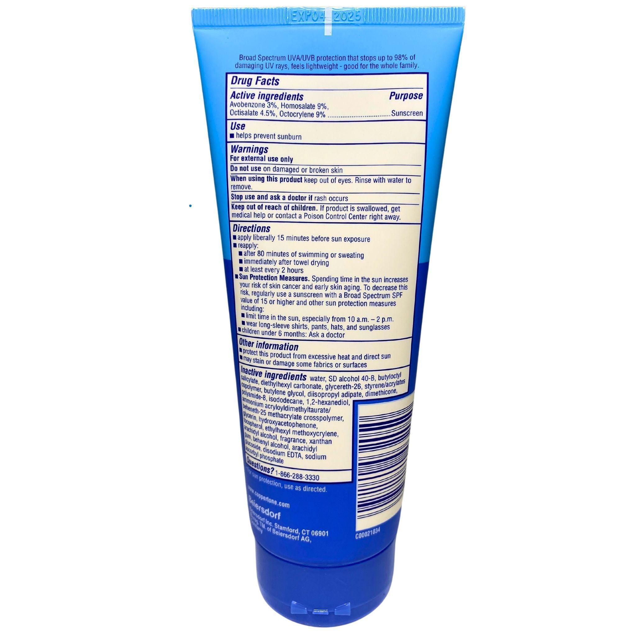 Coppertone SPF 50 Sunscreen Lotion - 90 Pack Bulk Wholesale | Broad Spectrum UVA/UVB Protection | Water Resistant for Beach, Pool & Outdoor Activities