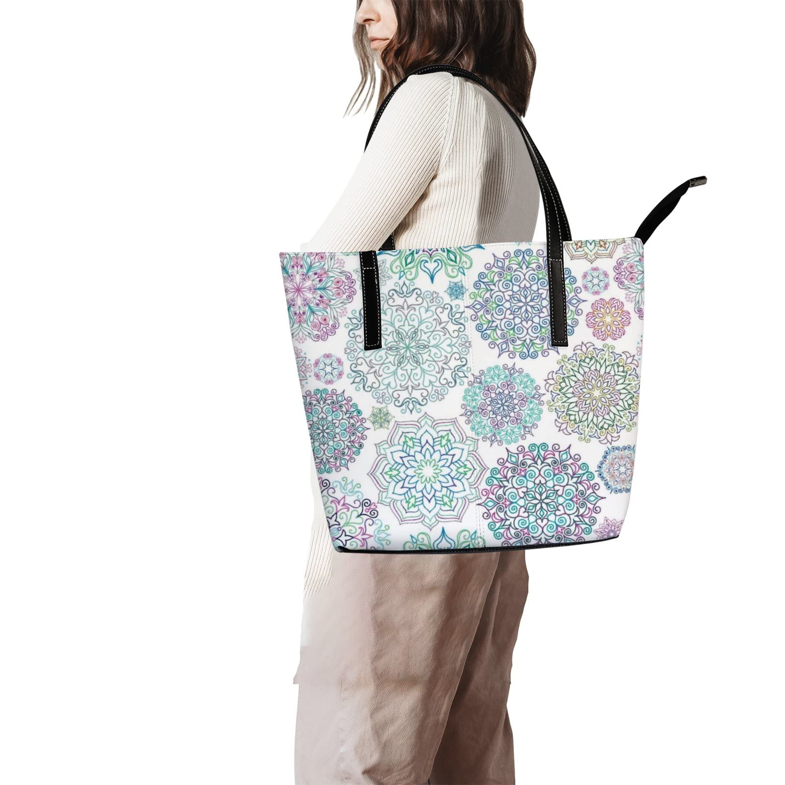 Premium Leather Tote Bag for Women - Stylish Crossbody Handbag with Adjustable Strap - Perfect for Work, Travel & Everyday Use