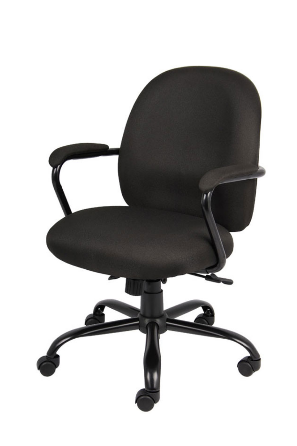 Boss Heavy Duty Task Chair B670 - Ergonomic Office Chair with Adjustable Height & Lumbar Support for Home & Business Workspaces