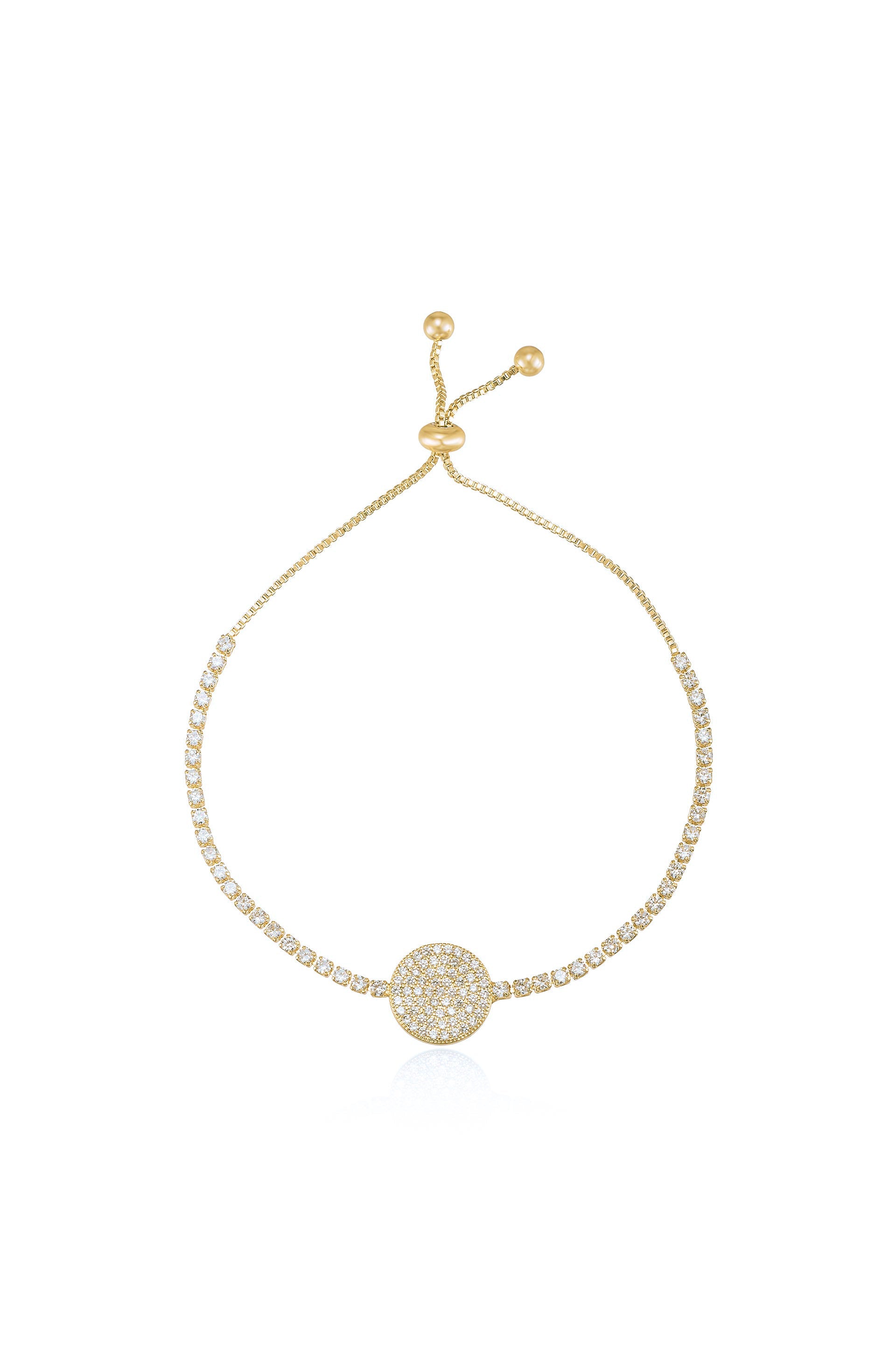 Sparkle Crystal Adjustable Bracelet for Women - Elegant & Stylish Jewelry Gift for Parties, Weddings & Everyday Wear