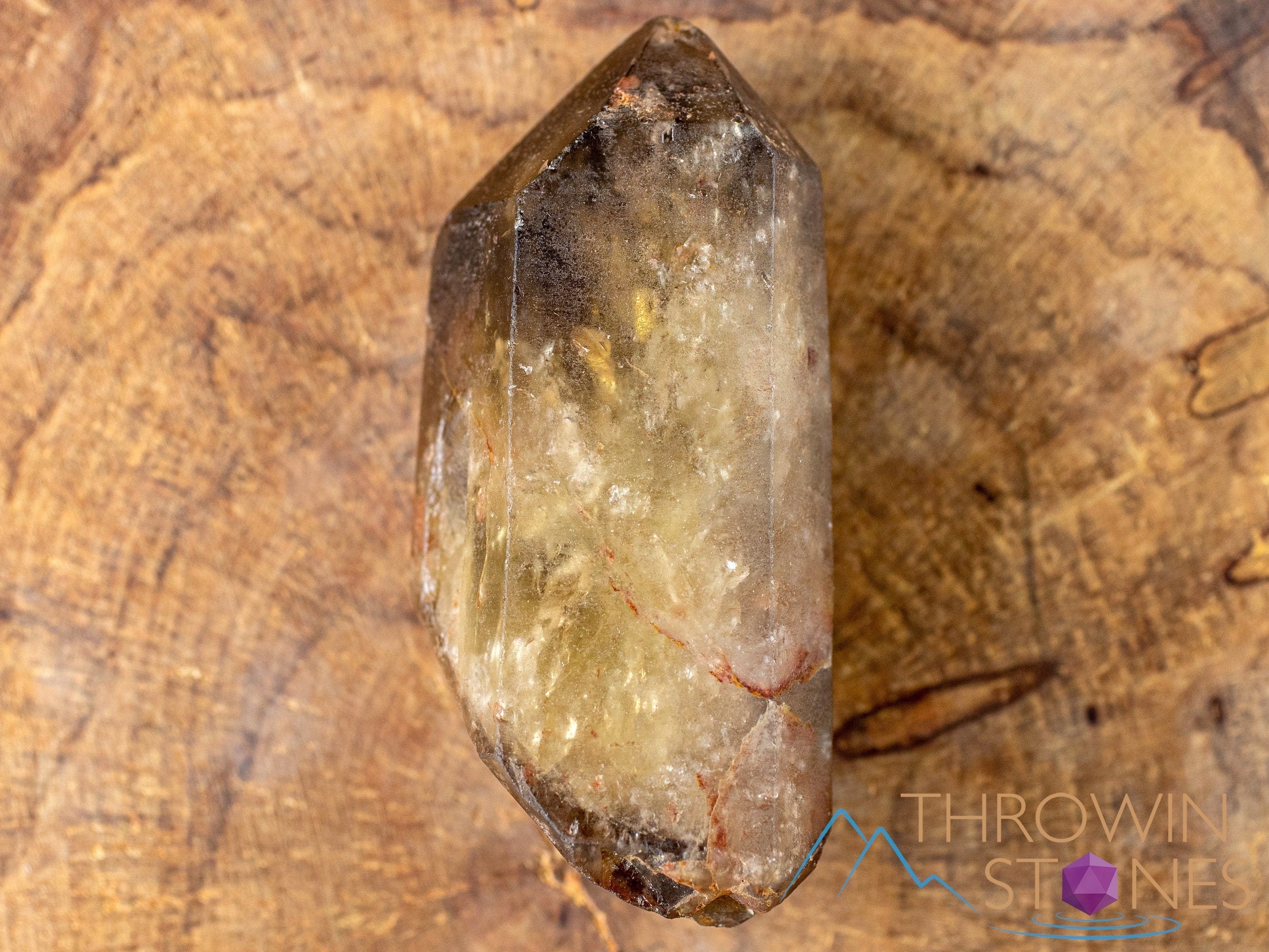 Natural Citrine Raw Crystal Point - November Birthstone, Healing Stone, Home & Office Decor, Spiritual Gifts for Meditation & Energy Cleansing - Perfect for Yoga, Reiki & Feng Shui
